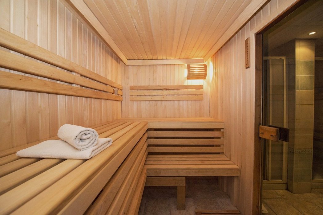 Hotel Saturn Palace in Lara de sauna waar je heerlijk kan zitten wegstomen
